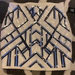 Express Sequin Skirt Size Small